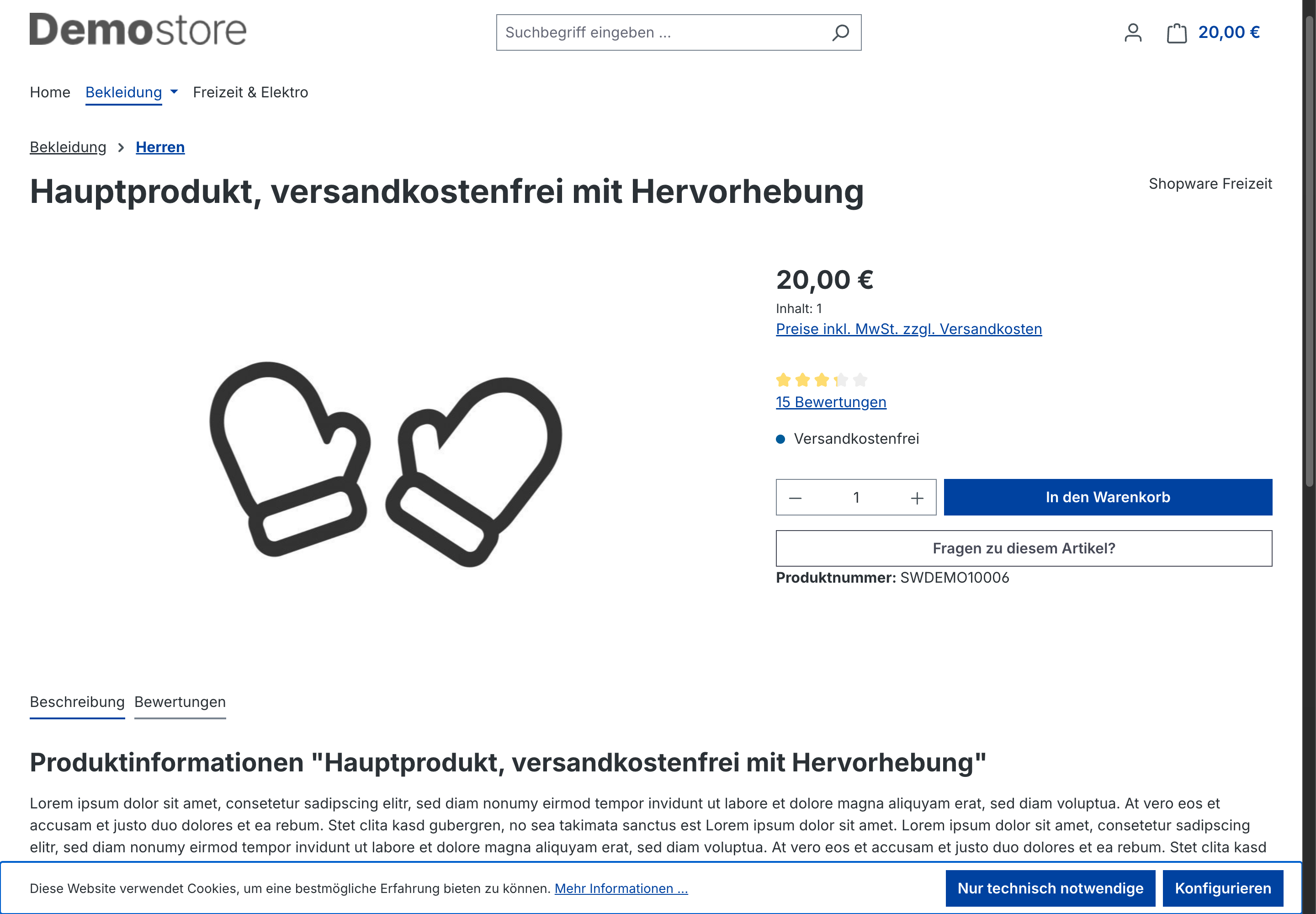 Button „Fragen zu diesem Artikel?“ in der Buybox