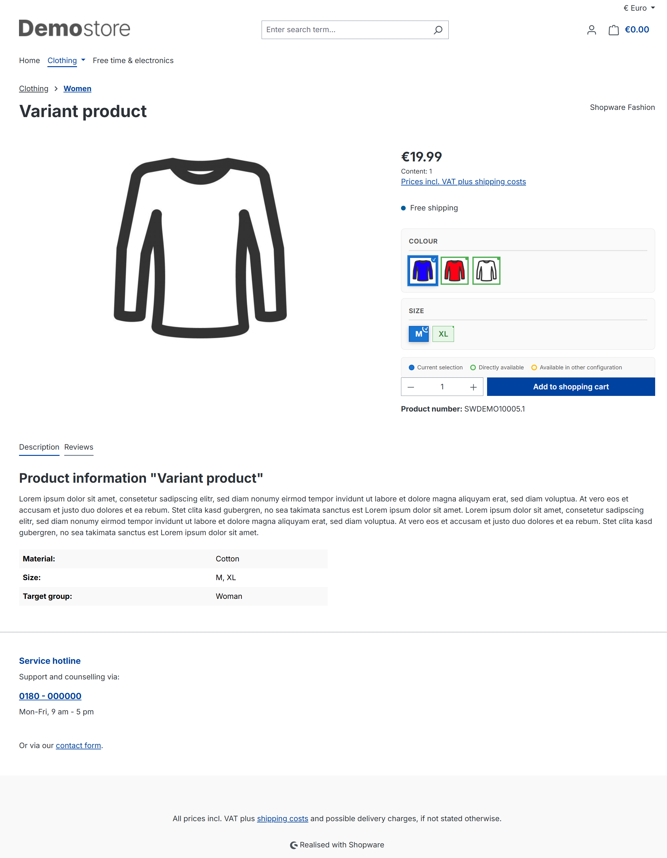 Vollständige Produktseite